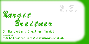 margit breitner business card